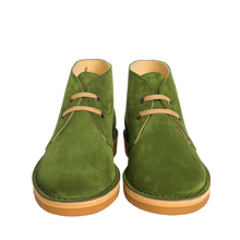 Carica l'immagine nel visualizzatore di Gallery, Polacchine Uomo-Scarpe Artigianali Impermeabili - Verde Oliva