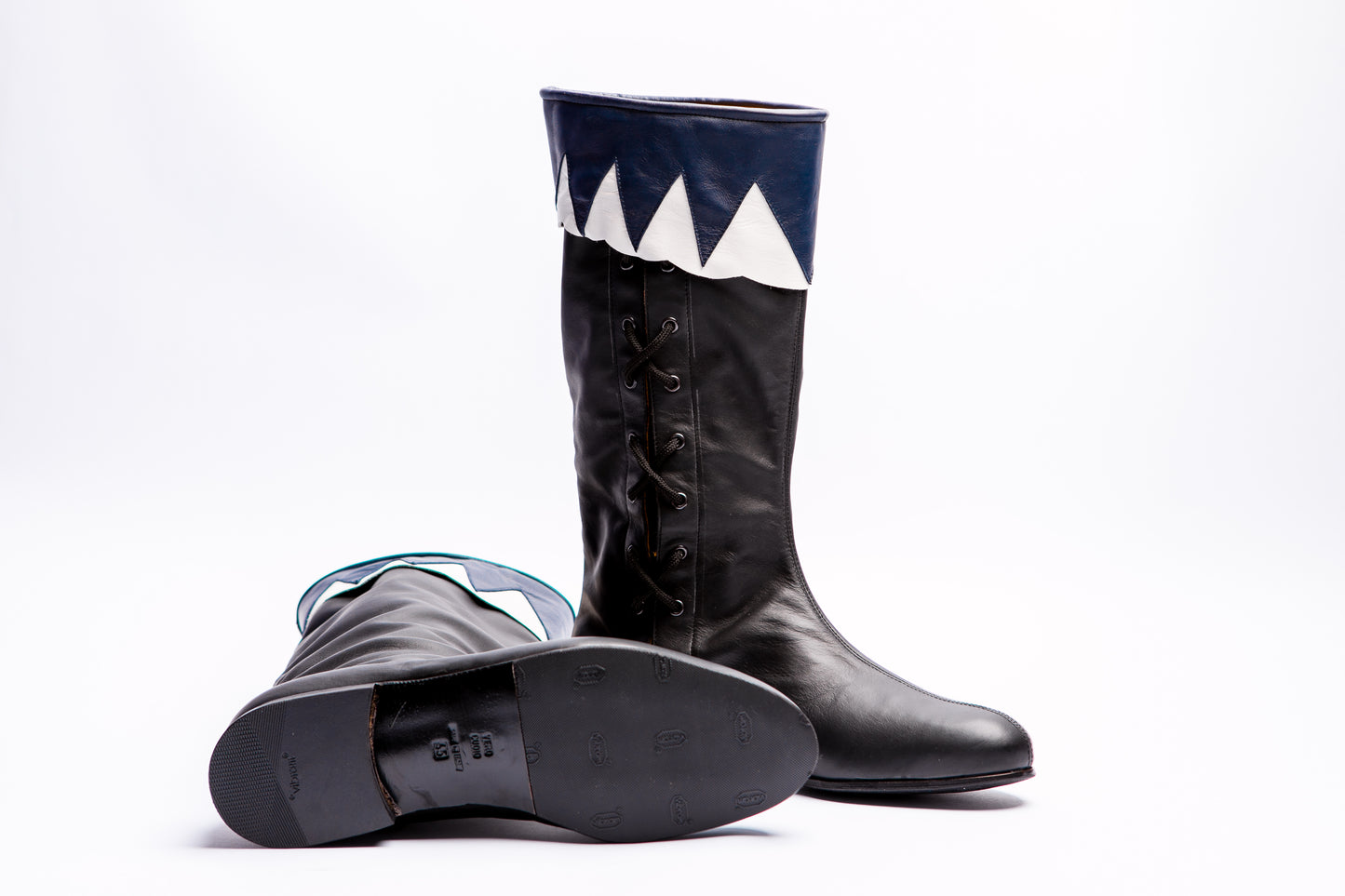 Stivale alto con balza personalizzata - Calzature Alverso