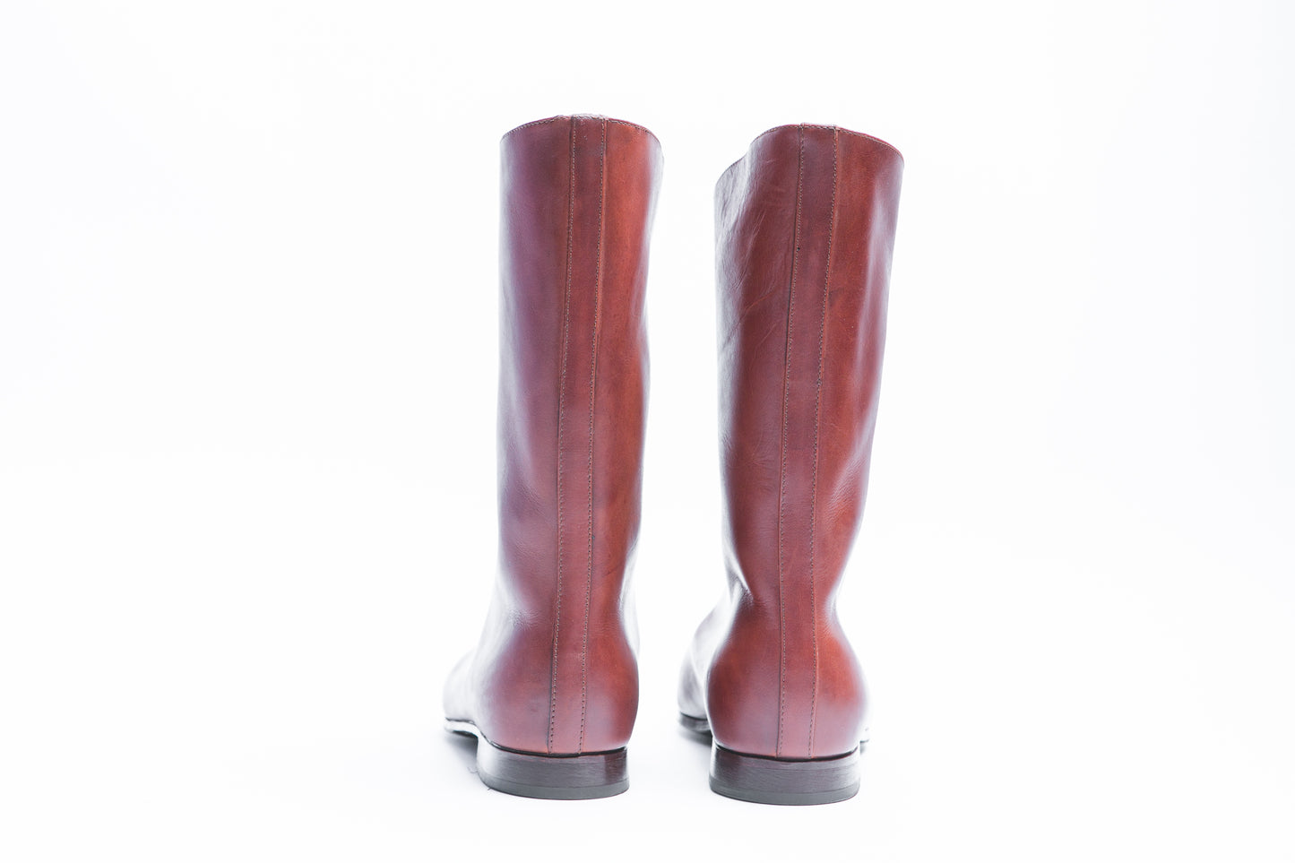 Stivale medio con taglio obliquo - Calzature Alverso