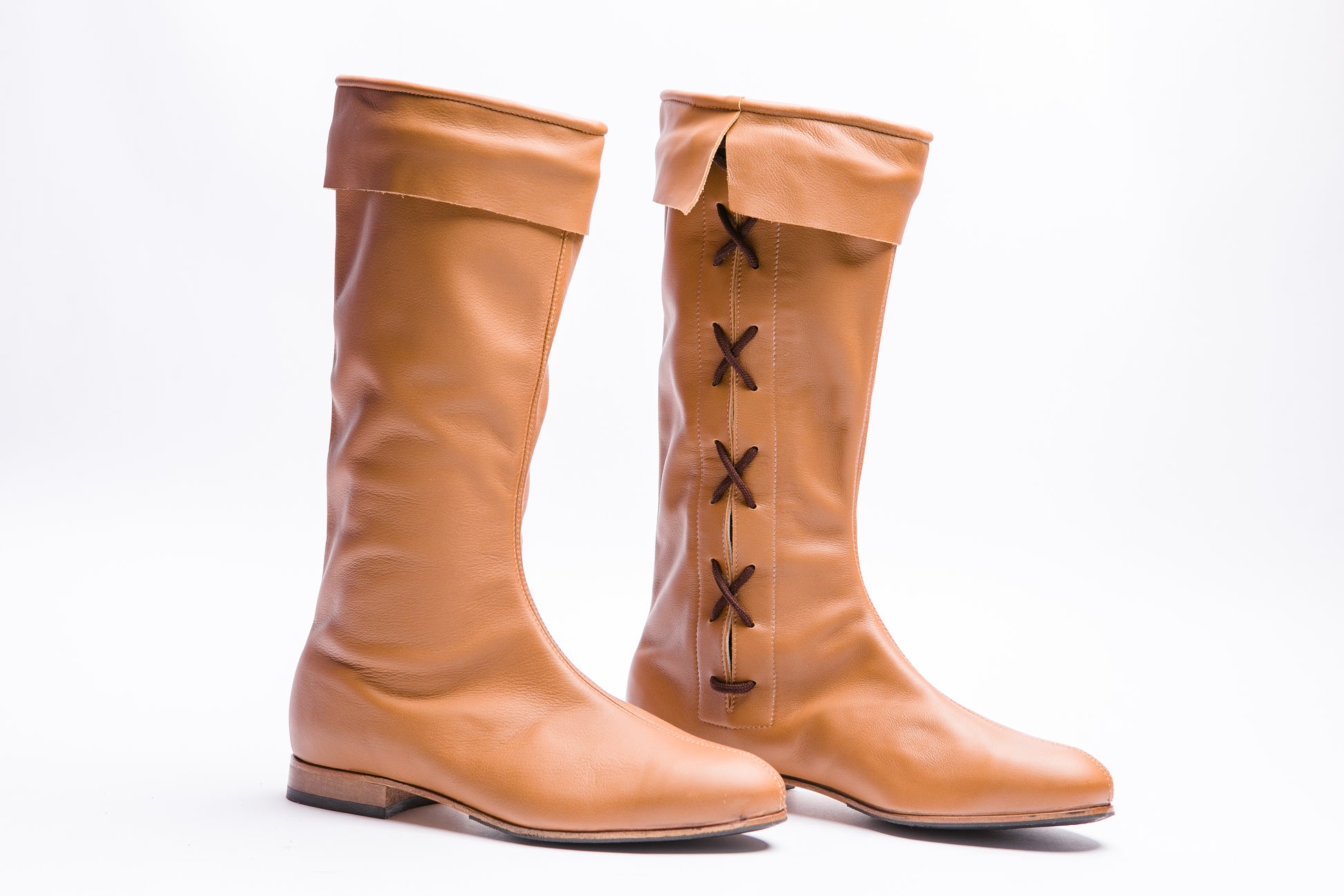 Stivale alto con cucitura centrale - Calzature Alverso