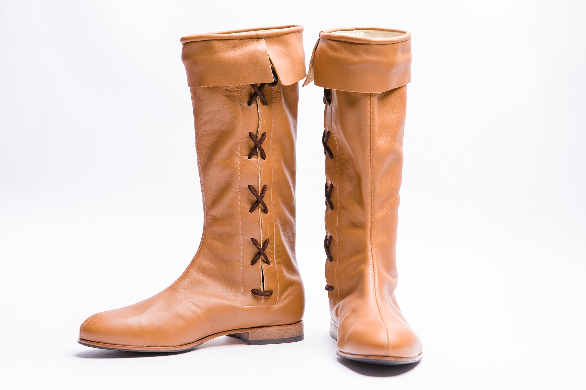 Stivale alto con cucitura centrale - Calzature Alverso