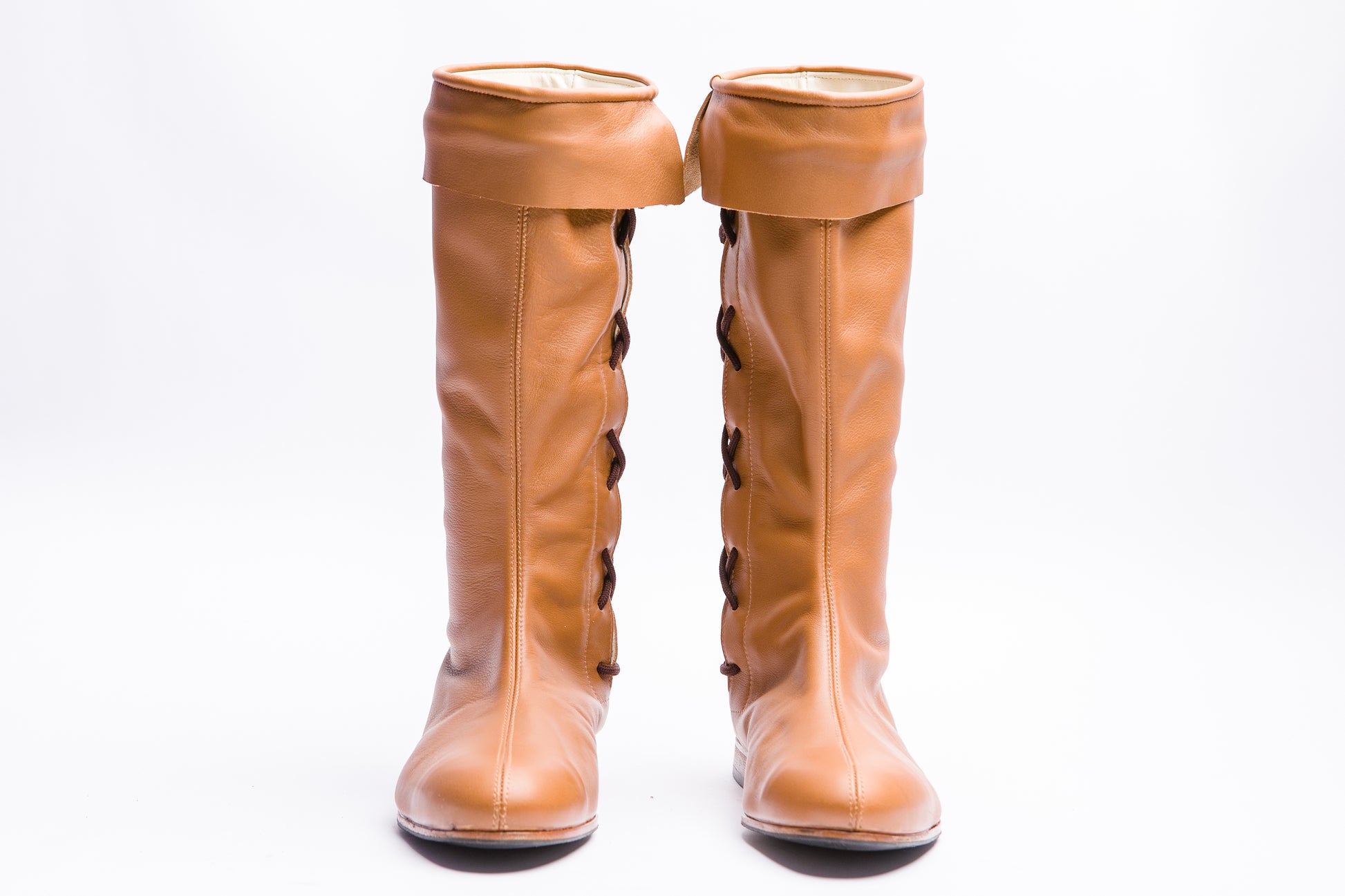 Stivale alto con cucitura centrale - Calzature Alverso