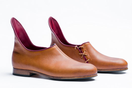 Scarpa bassa con becco posteriore - Calzature Alverso