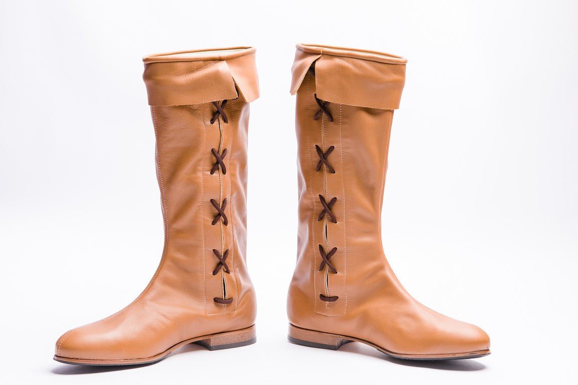 Stivale alto con cucitura centrale - Calzature Alverso