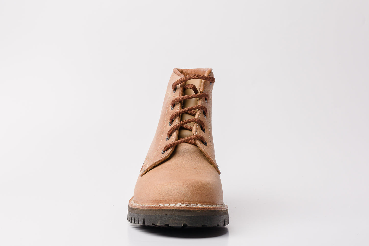 Scarponcino in vacchetta a pezzo unico - Calzature Alverso