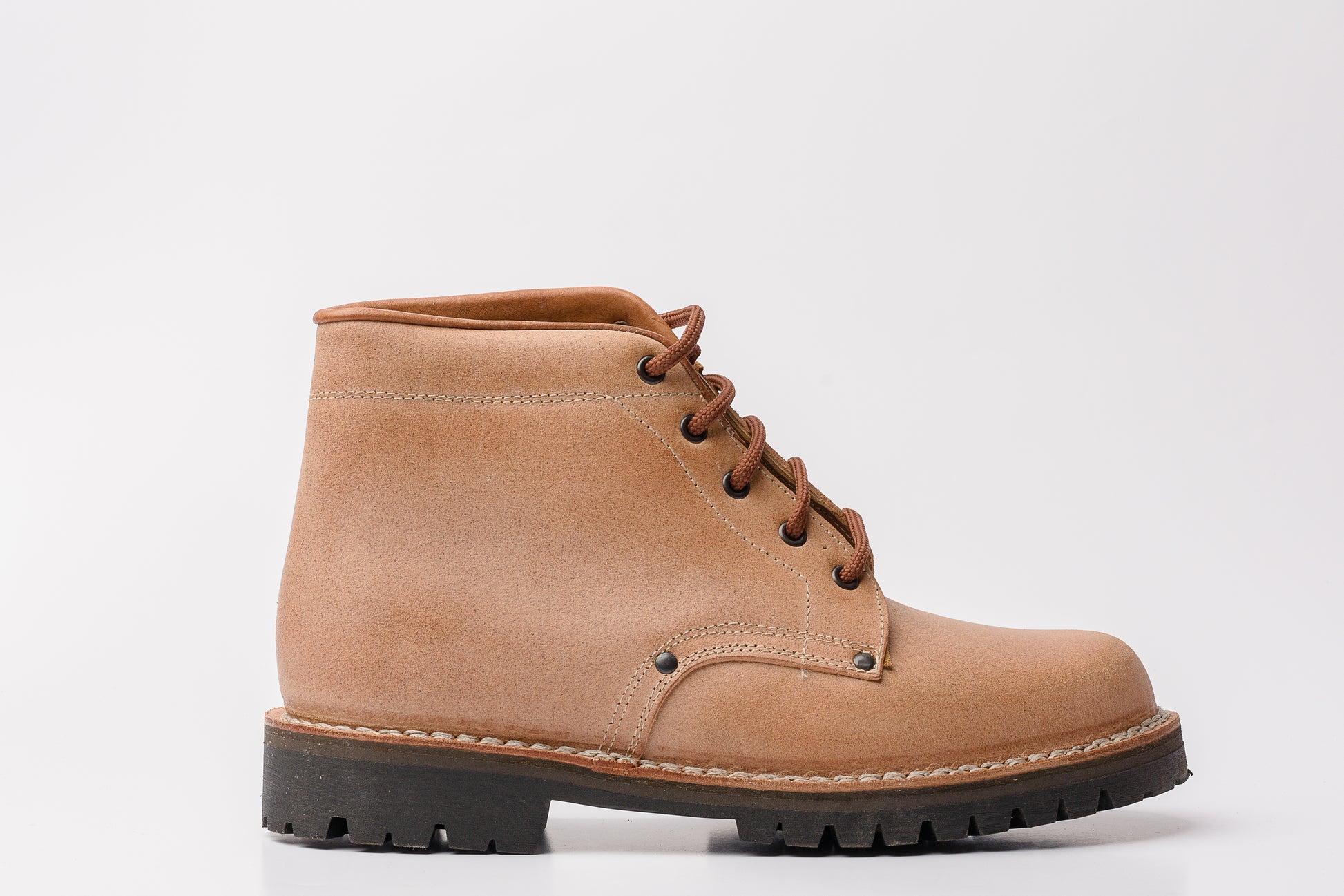 Scarponcino in vacchetta a pezzo unico - Calzature Alverso