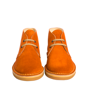 Polacchine Uomo-Scarpe Artigianali Impermeabili - Arancio