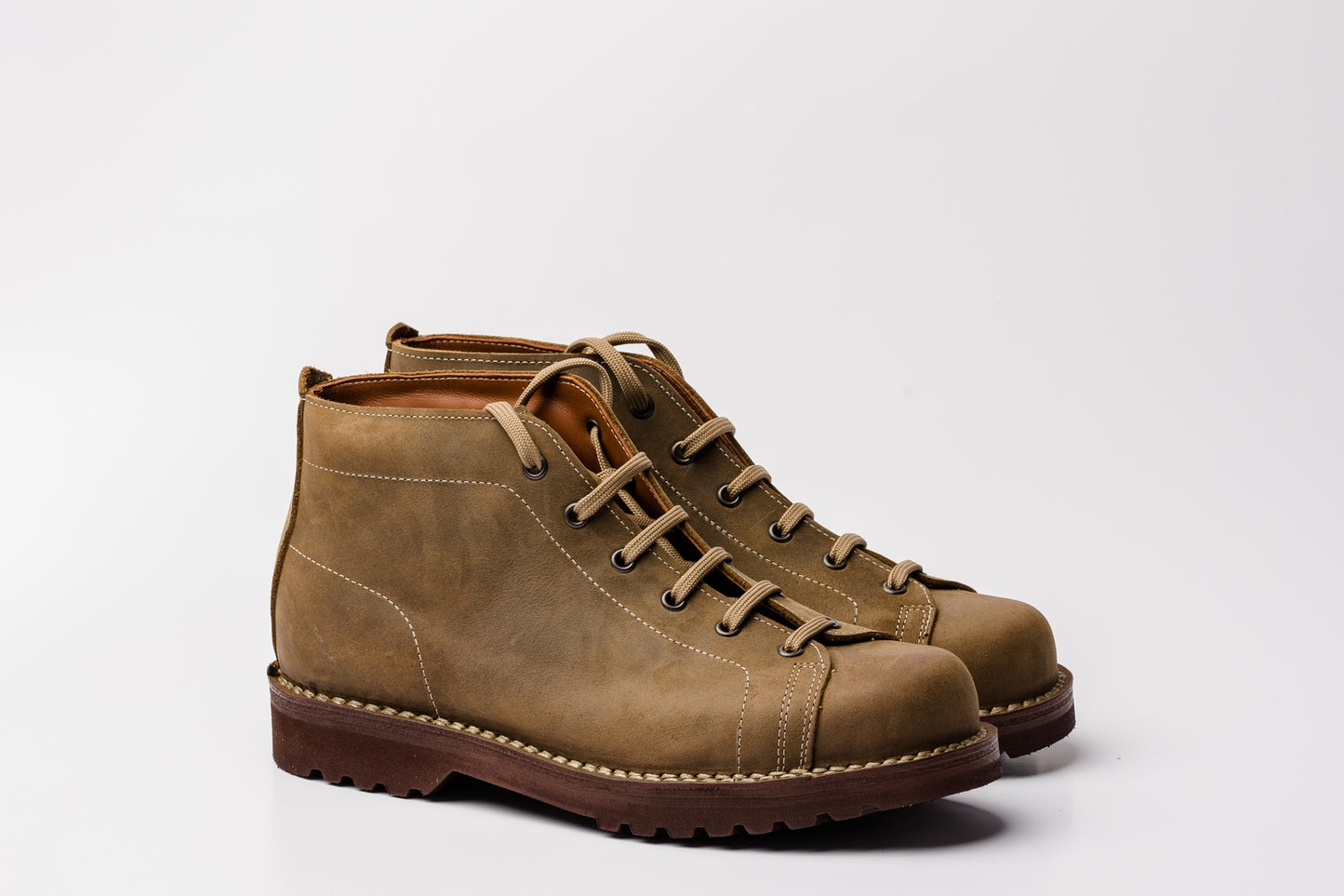 Scarponcino Artigianale Ingrassato "Crazy Horse" Testa di Moro - Calzature Alverso