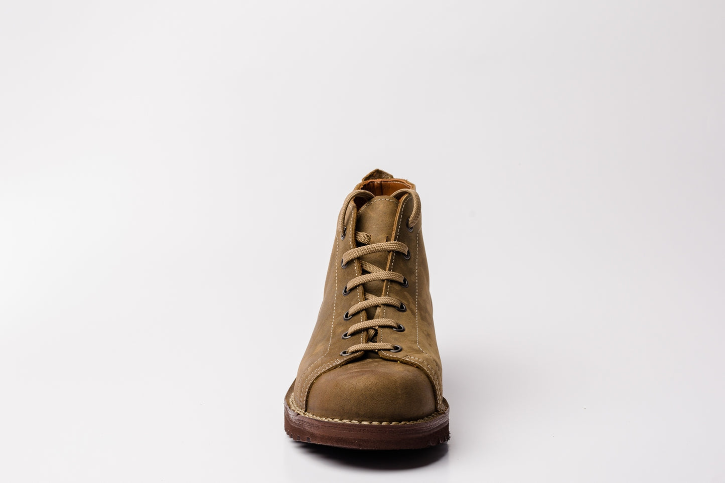 Scarponcino Artigianale Ingrassato "Crazy Horse" Testa di Moro - Calzature Alverso