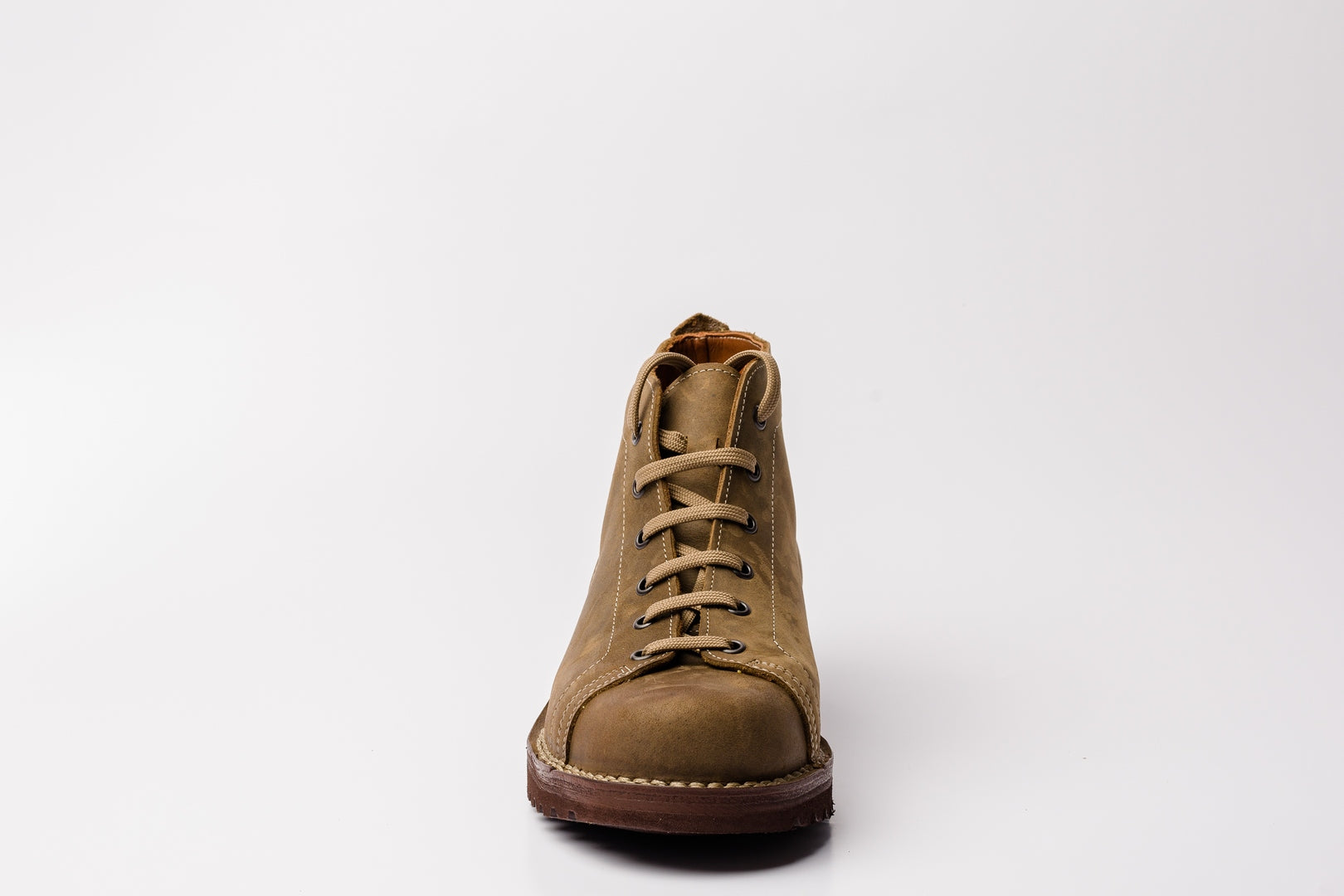 Scarponcino Artigianale Ingrassato "Crazy Horse" Testa di Moro - Calzature Alverso