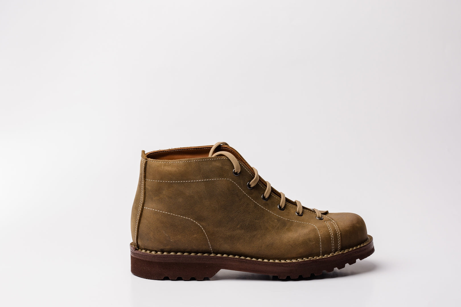 Scarponcino Artigianale Ingrassato "Crazy Horse" Testa di Moro - Calzature Alverso